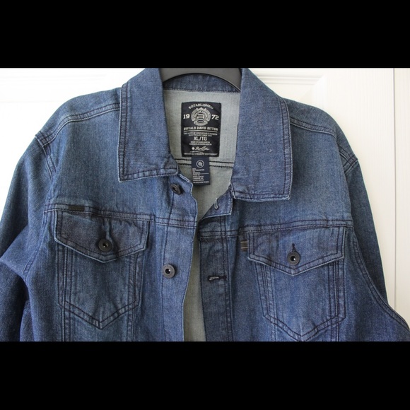 Buffalo David | Men’s Dark Wash Denim Jacket - Picture 8 of 9